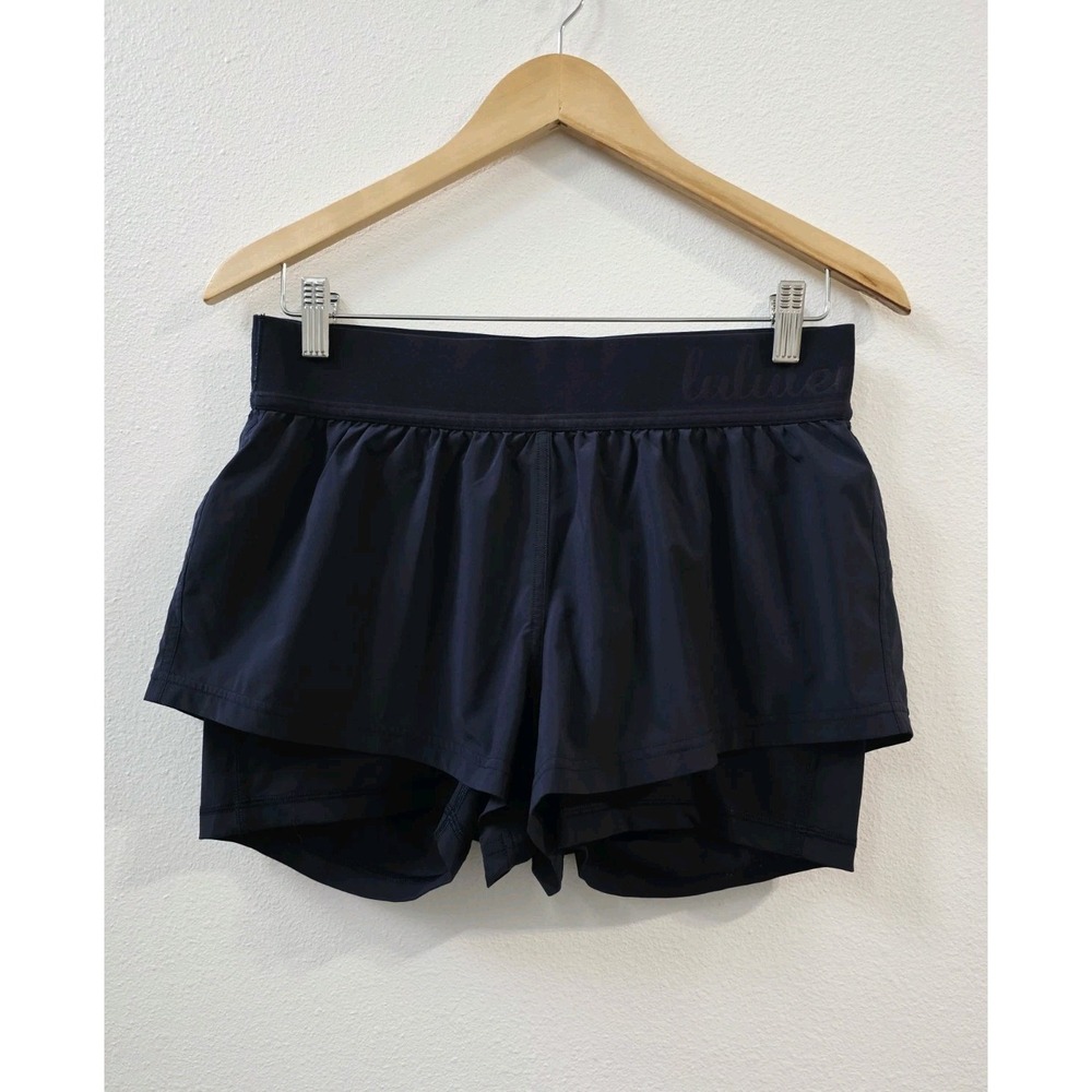 Lululemon Box It Out High Rise Short 5" Women's Size 6 Midnight Navy